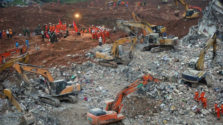 Chine: suicide d'un dirigeant lié au glissement de terrain de Shenzhen - ảnh 1